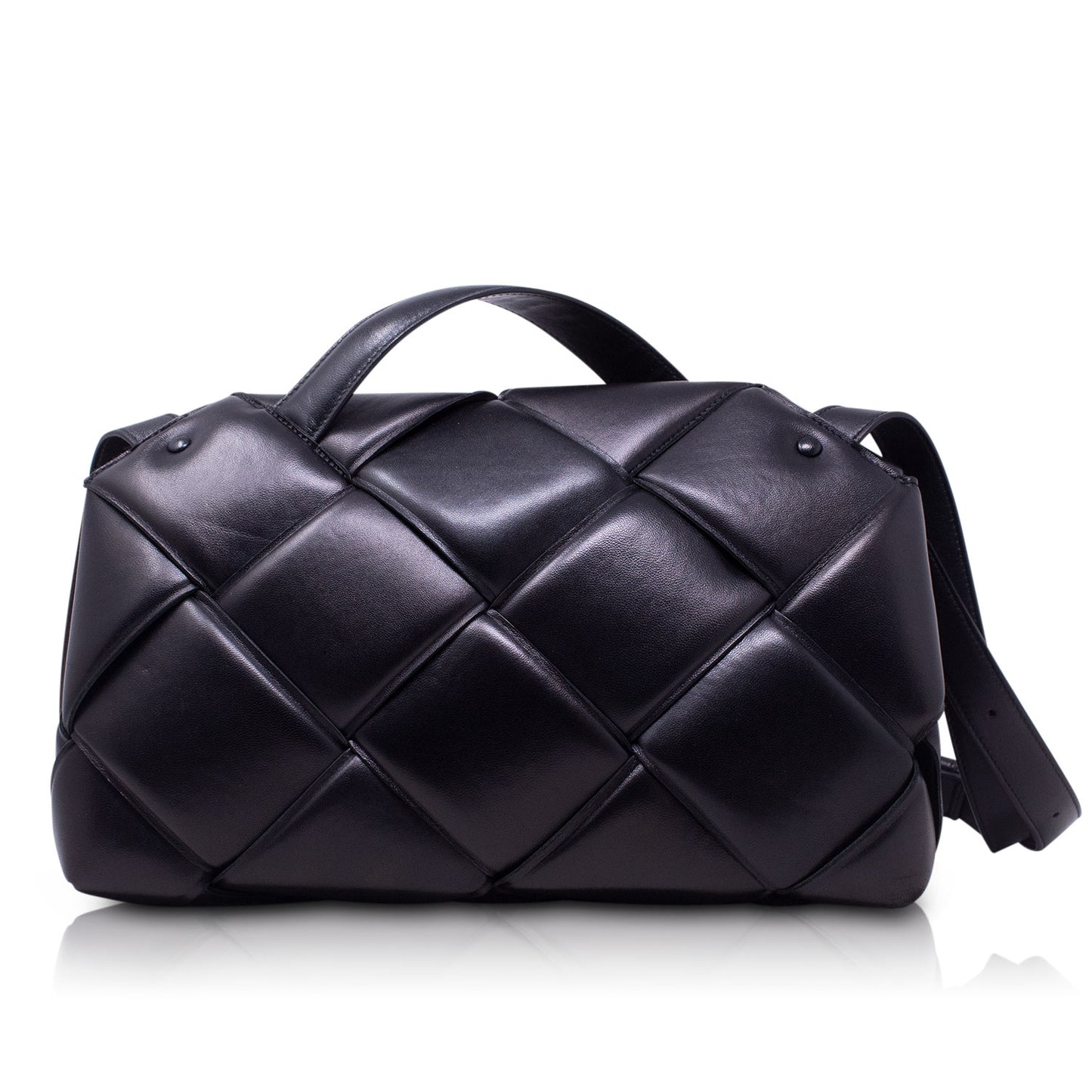 Bottega Veneta Nappa Maxi Intrecciato Padded Nera