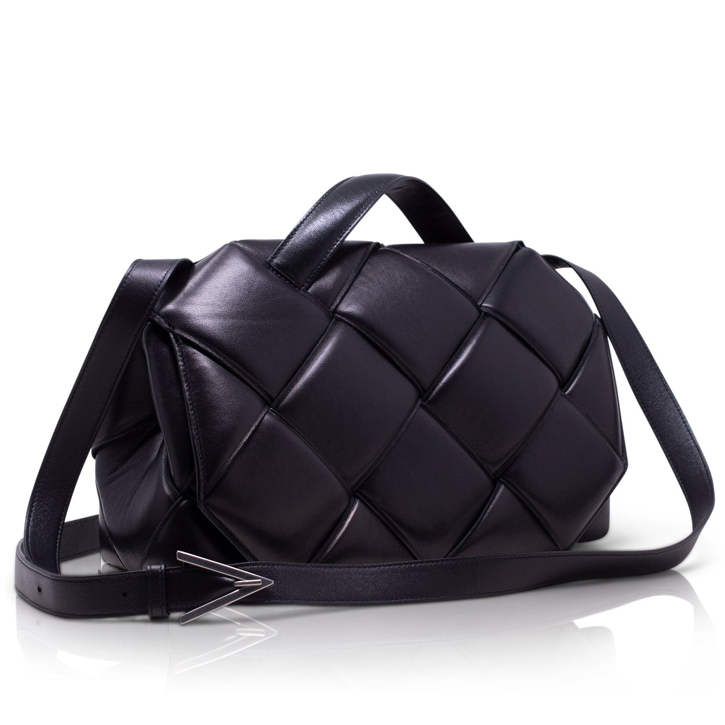 Bottega Veneta Nappa Maxi Intrecciato Padded Nera