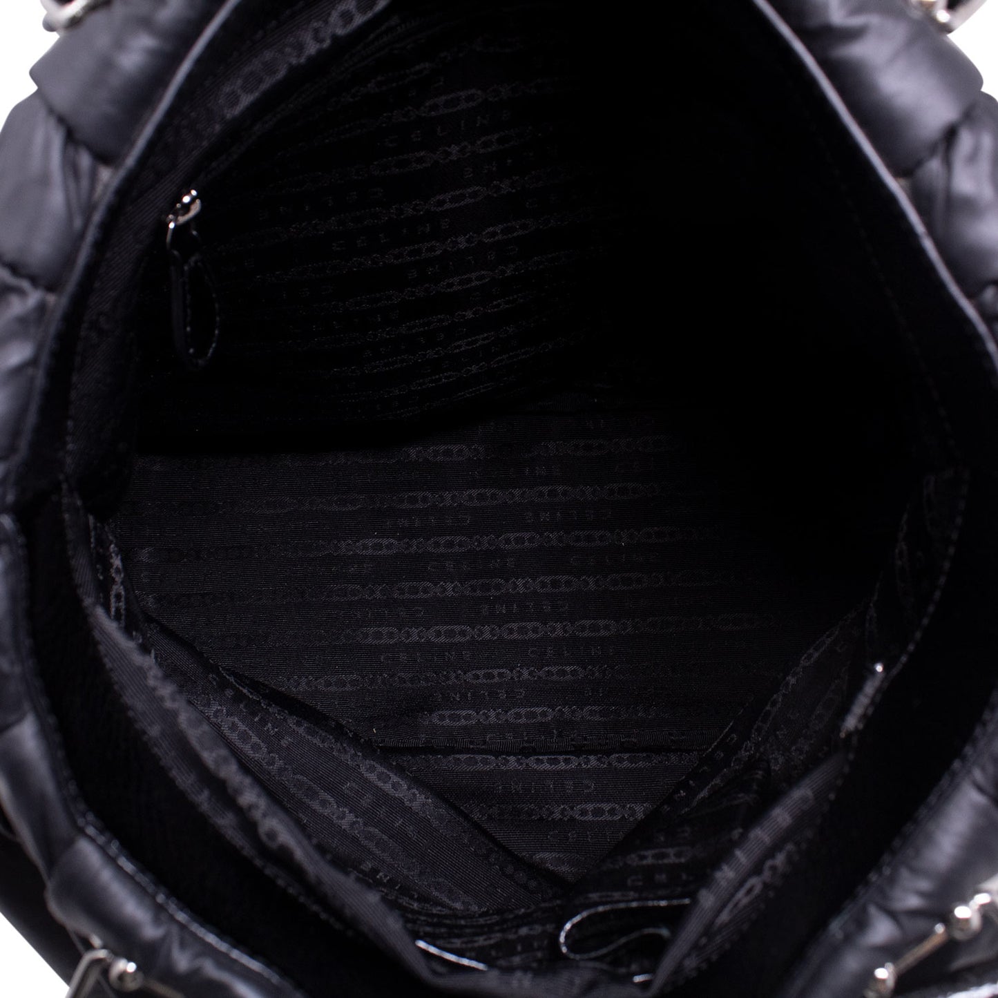 Céline Tote Gather Nylon Black