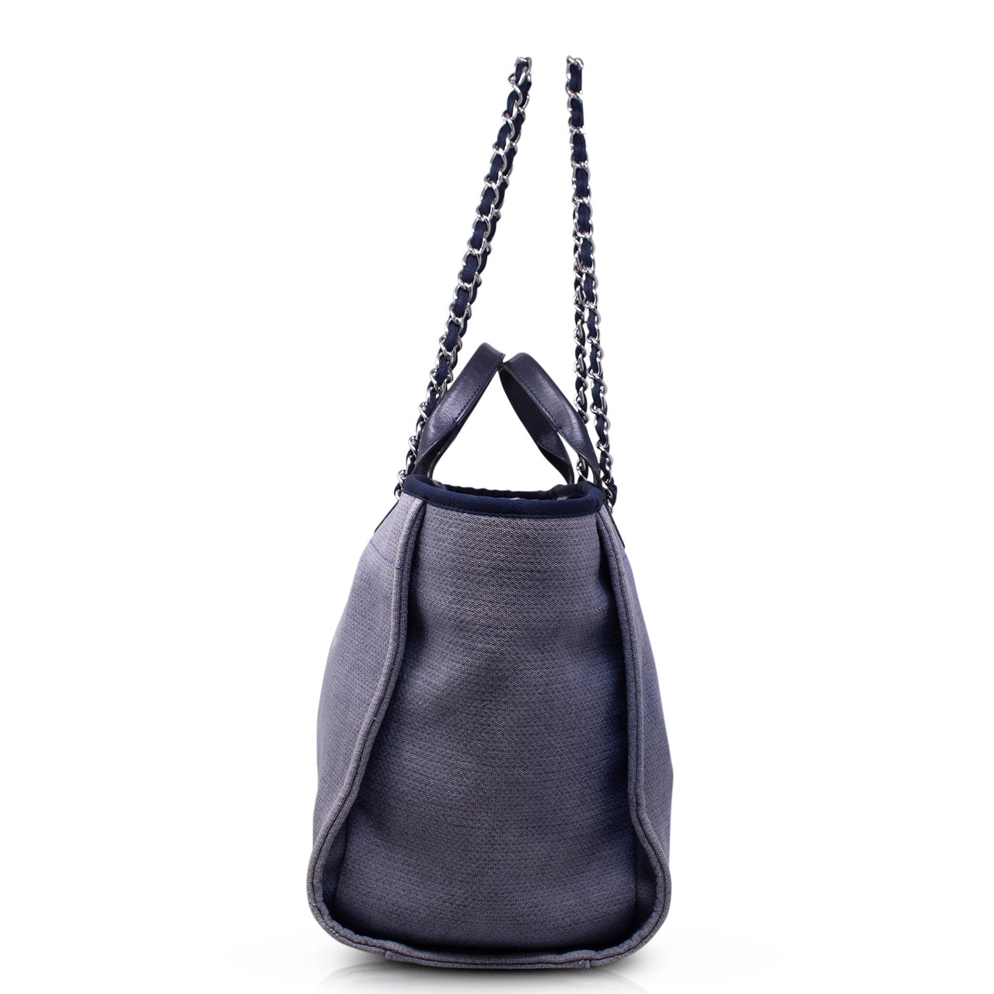 Chanel Tote Deauville Canvas Azzurra