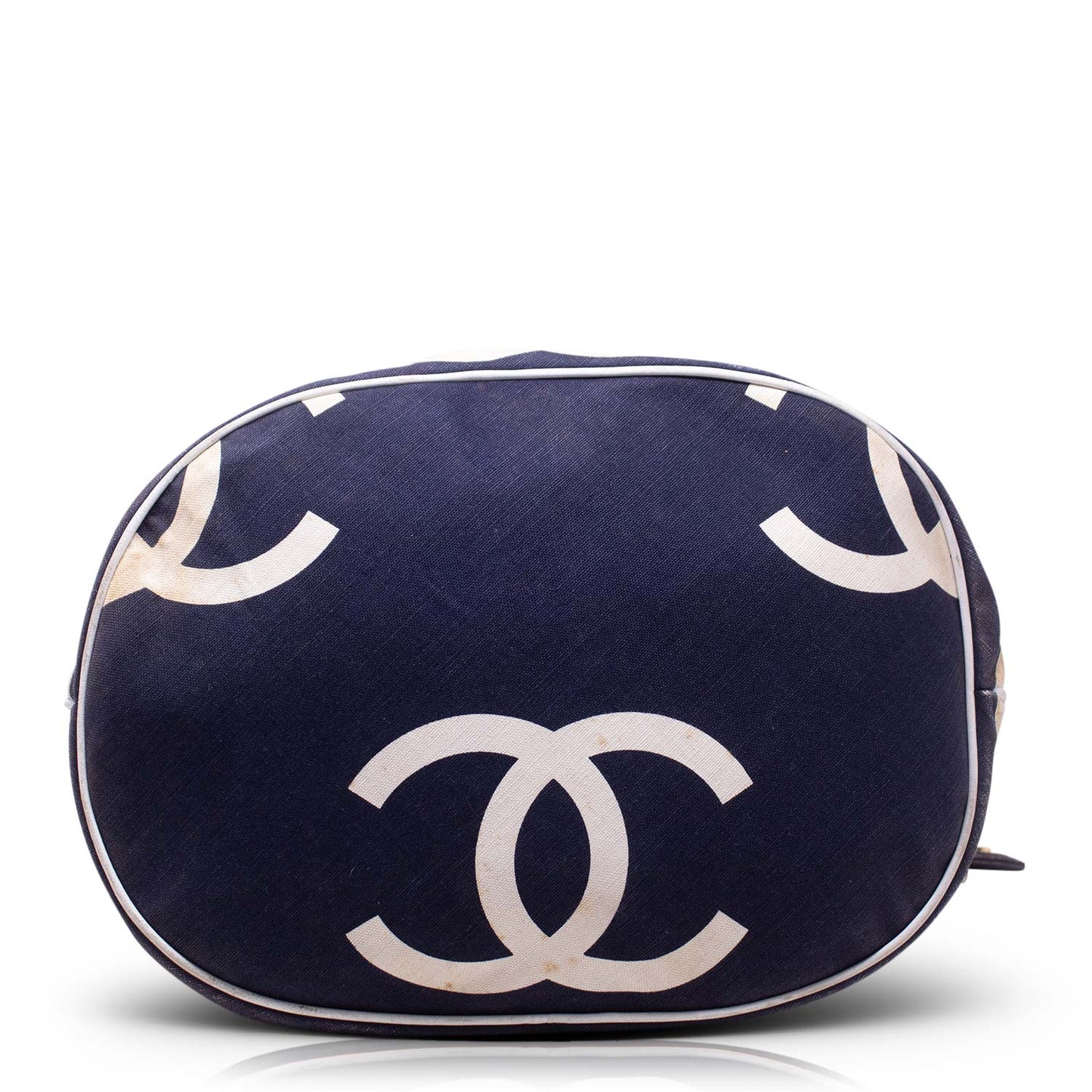 Chanel Bucket Canvas CC Logo Vintage