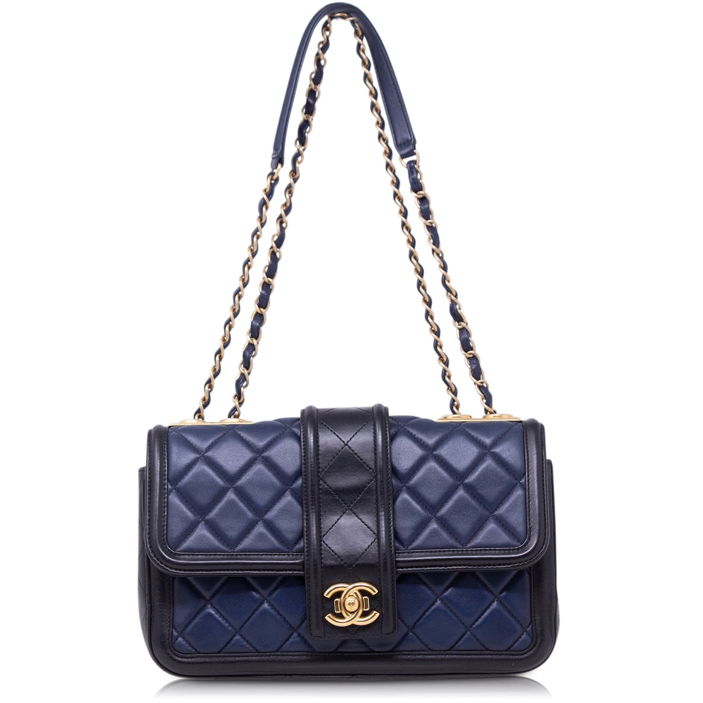 Chanel Classic CC Blue and Black