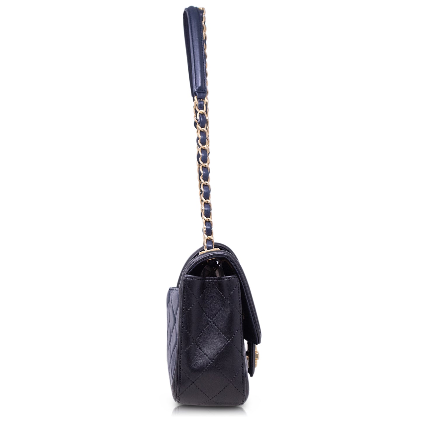 Chanel Classic CC Blue and Black