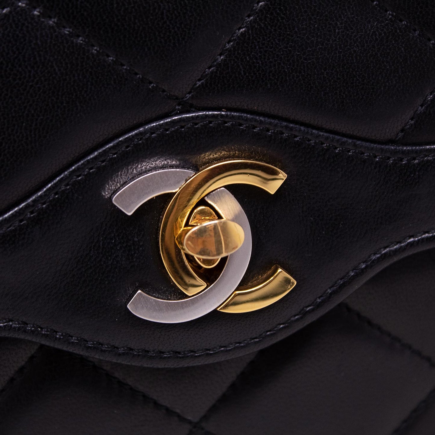 Chanel Timeless Medium Black Limited Edition Vintage