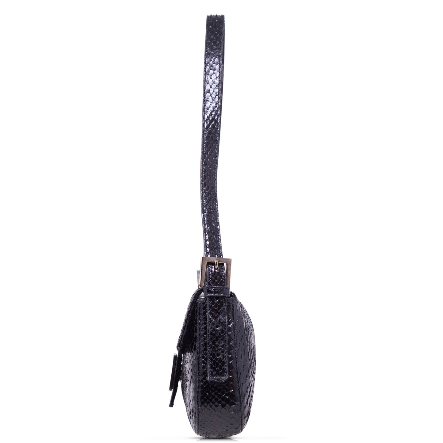 Fendi Baguette Pitone Nera