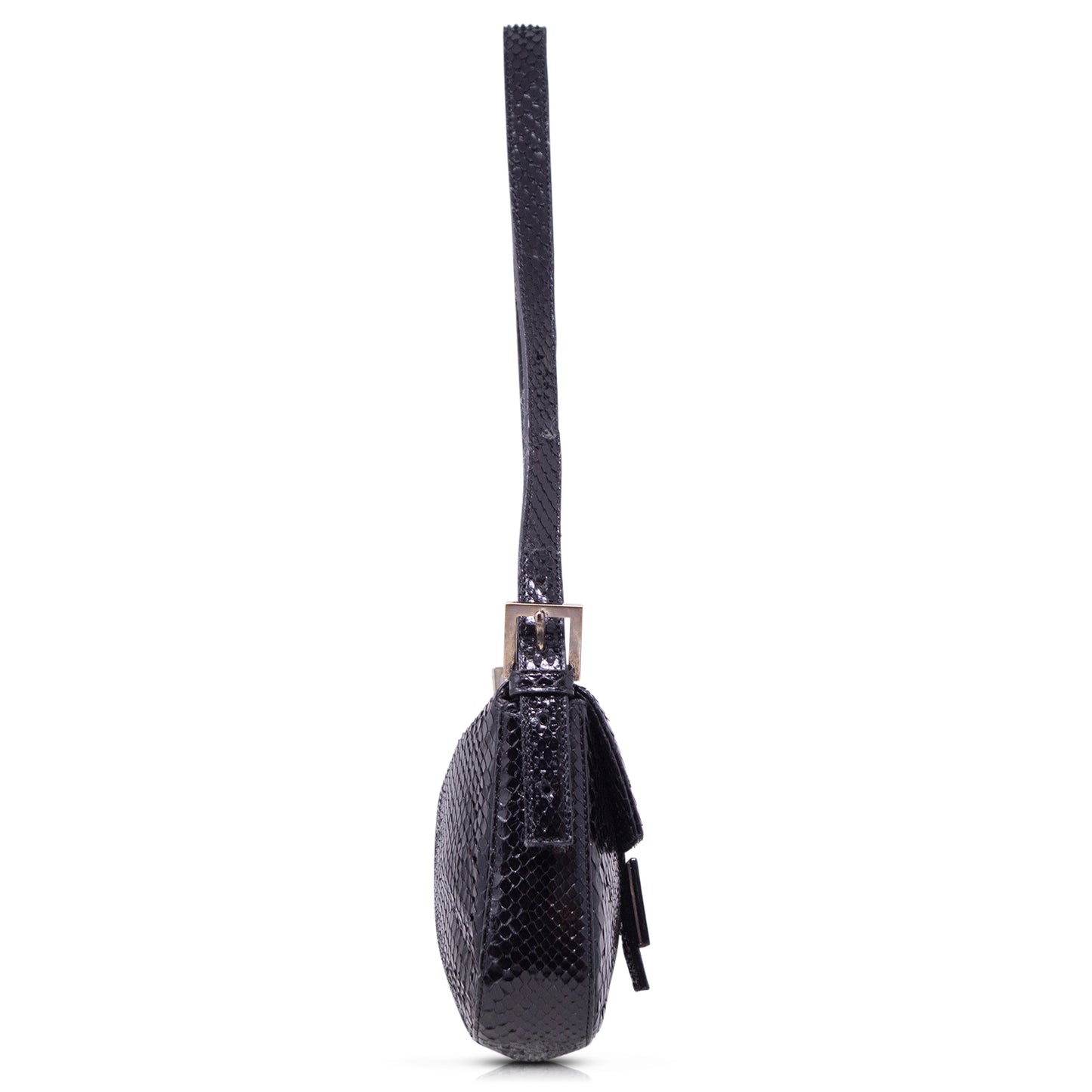 Fendi Baguette Pitone Nera