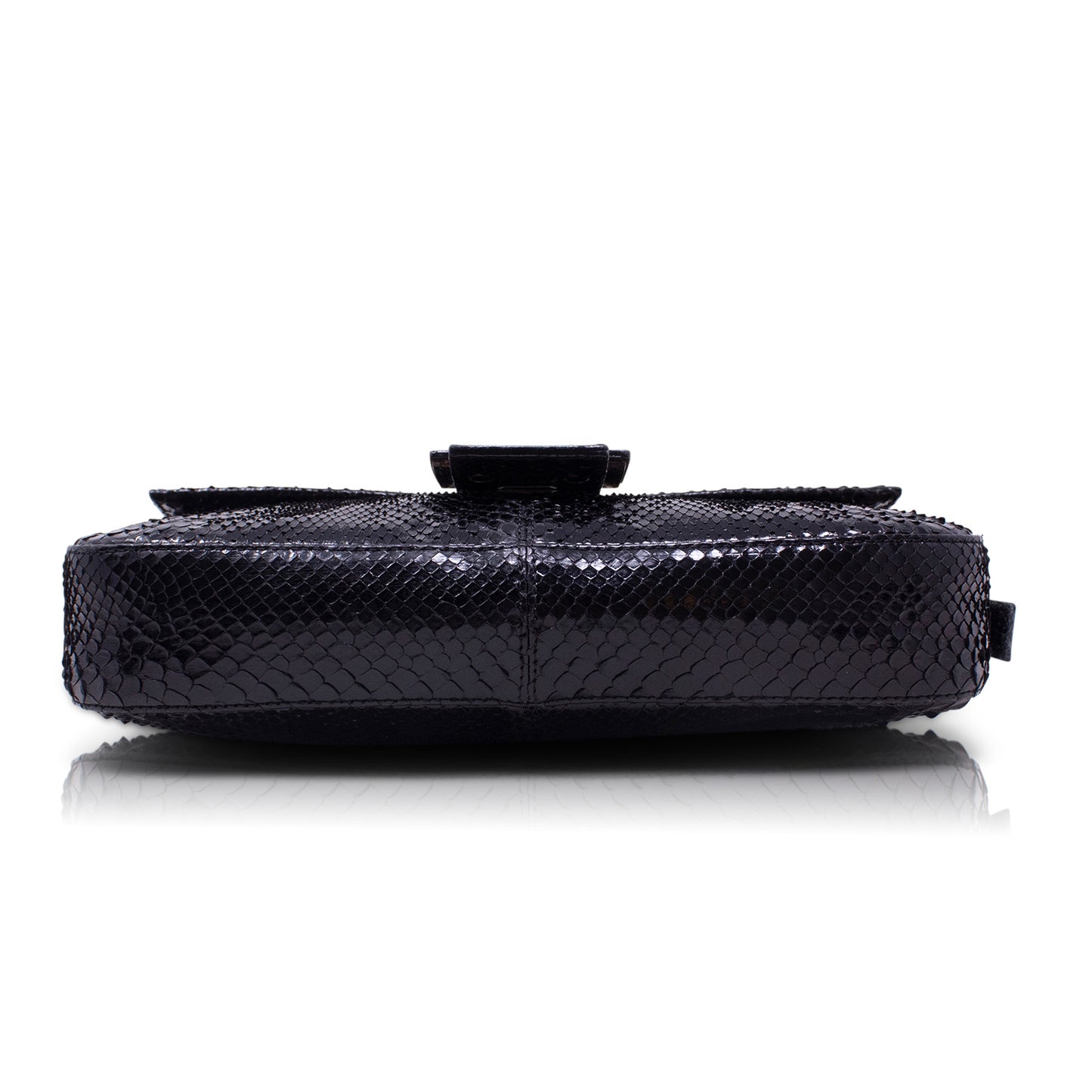 Fendi Baguette Pitone Nera