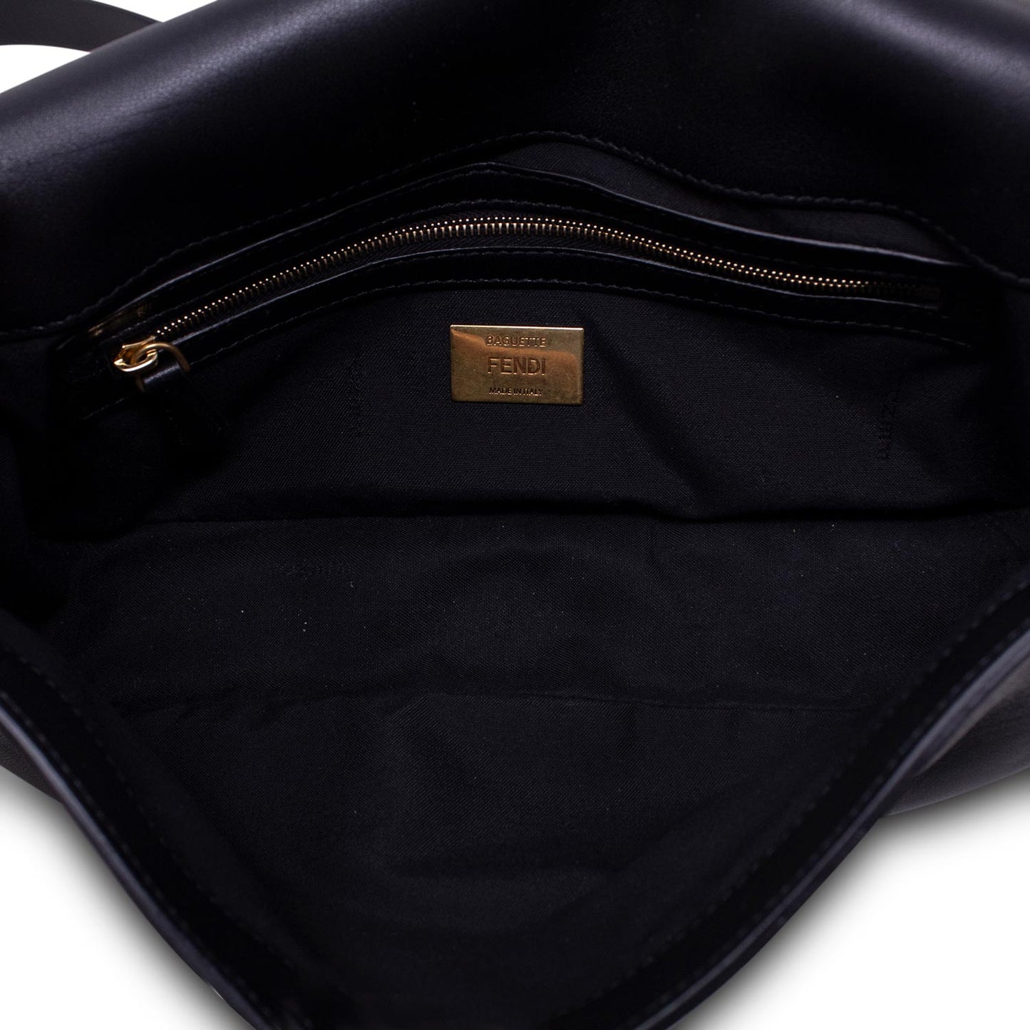 Fendi Baguette in Black Nappa