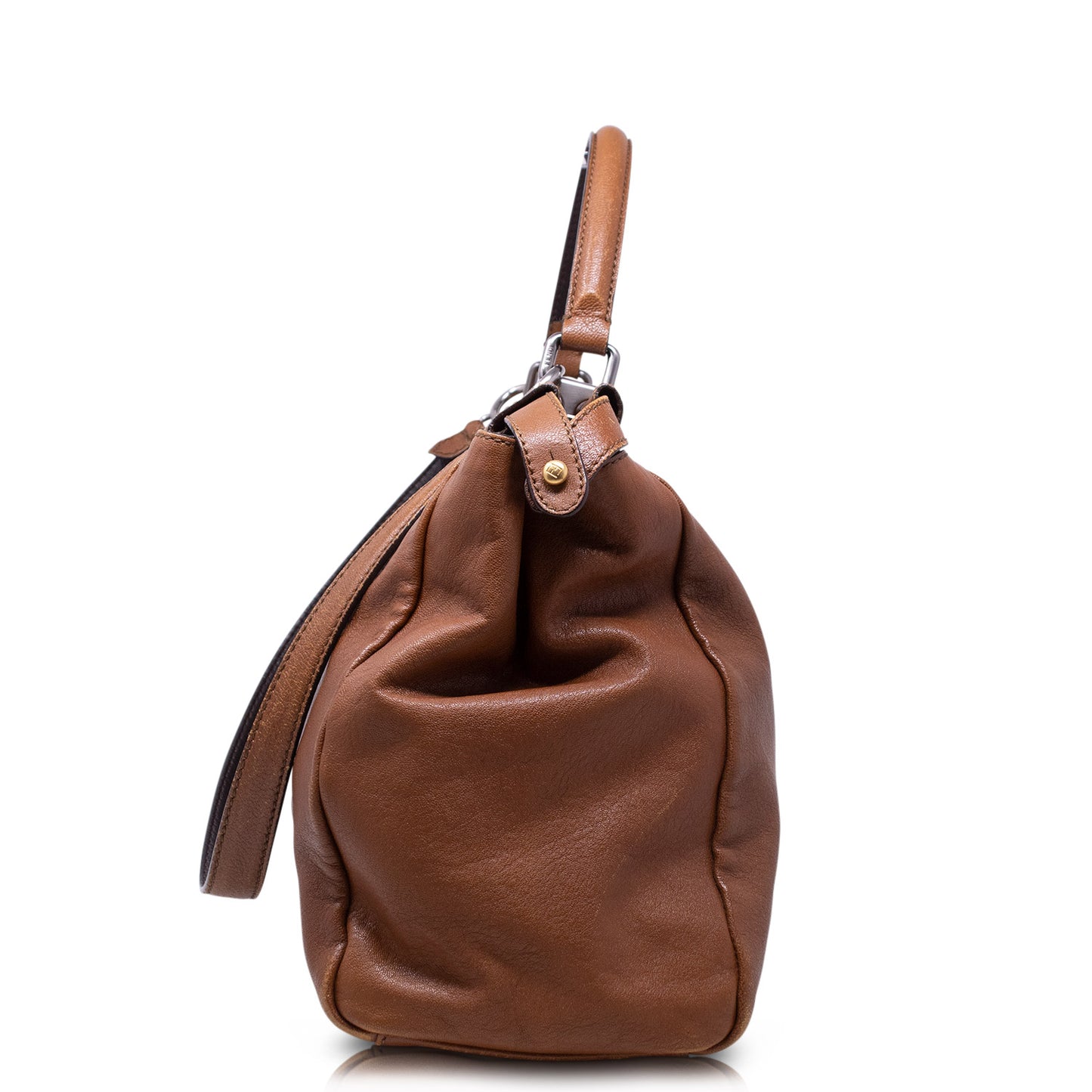 Fendi Peekaboo Large pelle Marrone