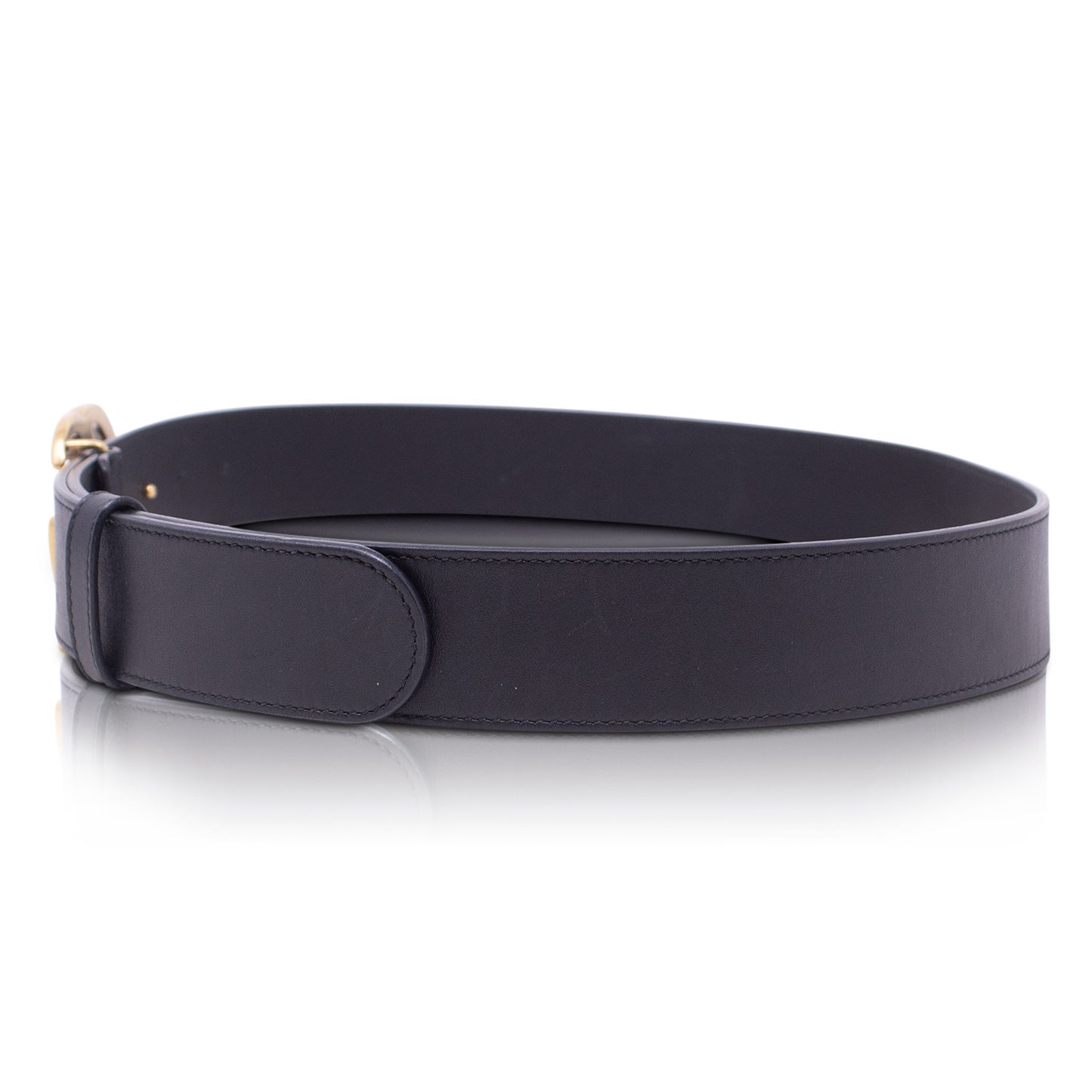 Gucci Cintura Marmont Nera GG 95 cm