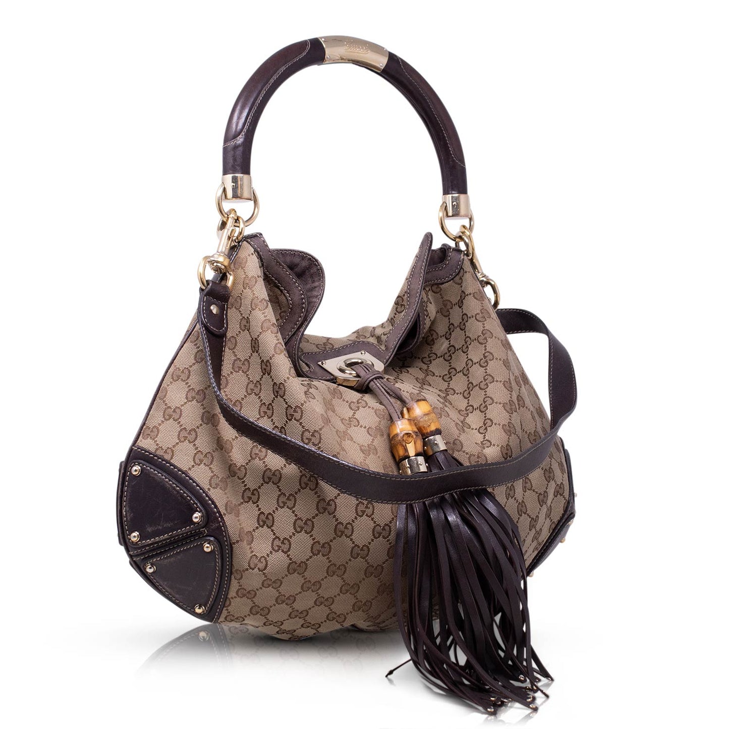 Gucci GG Canvas Large Babouska Indy
