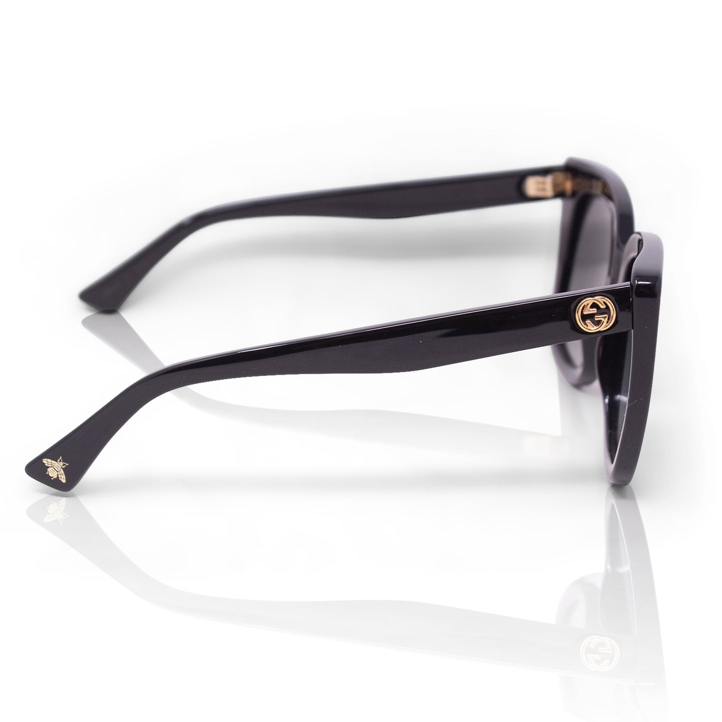 Gucci Oversize Gold Sunglasses