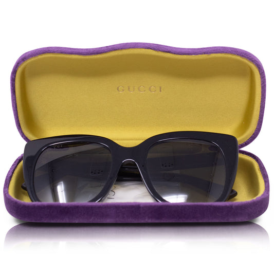 Gucci Oversize Gold Sunglasses