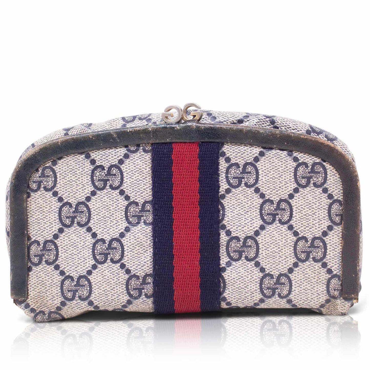 Gucci Clutch GG Blu vintage