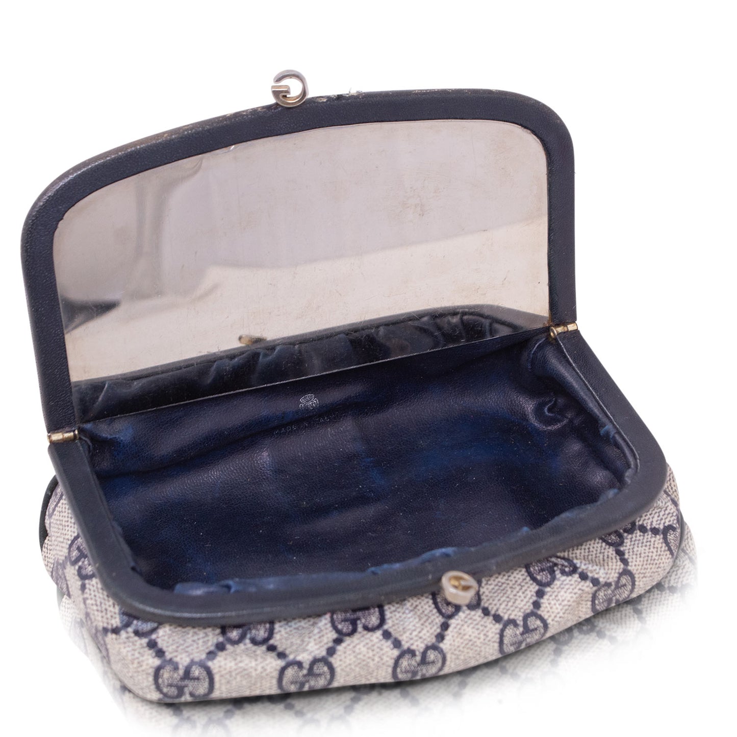 Gucci Clutch GG Blu vintage