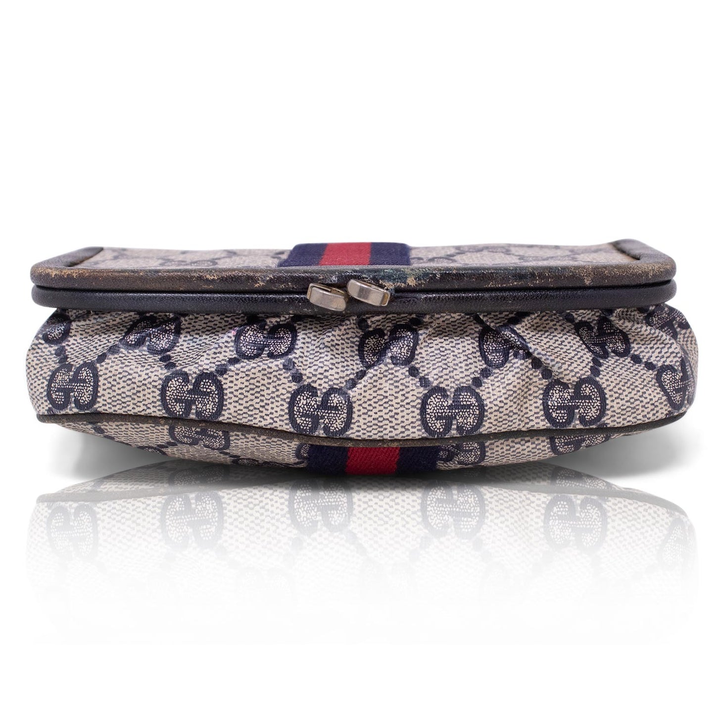 Gucci Clutch GG Blu vintage