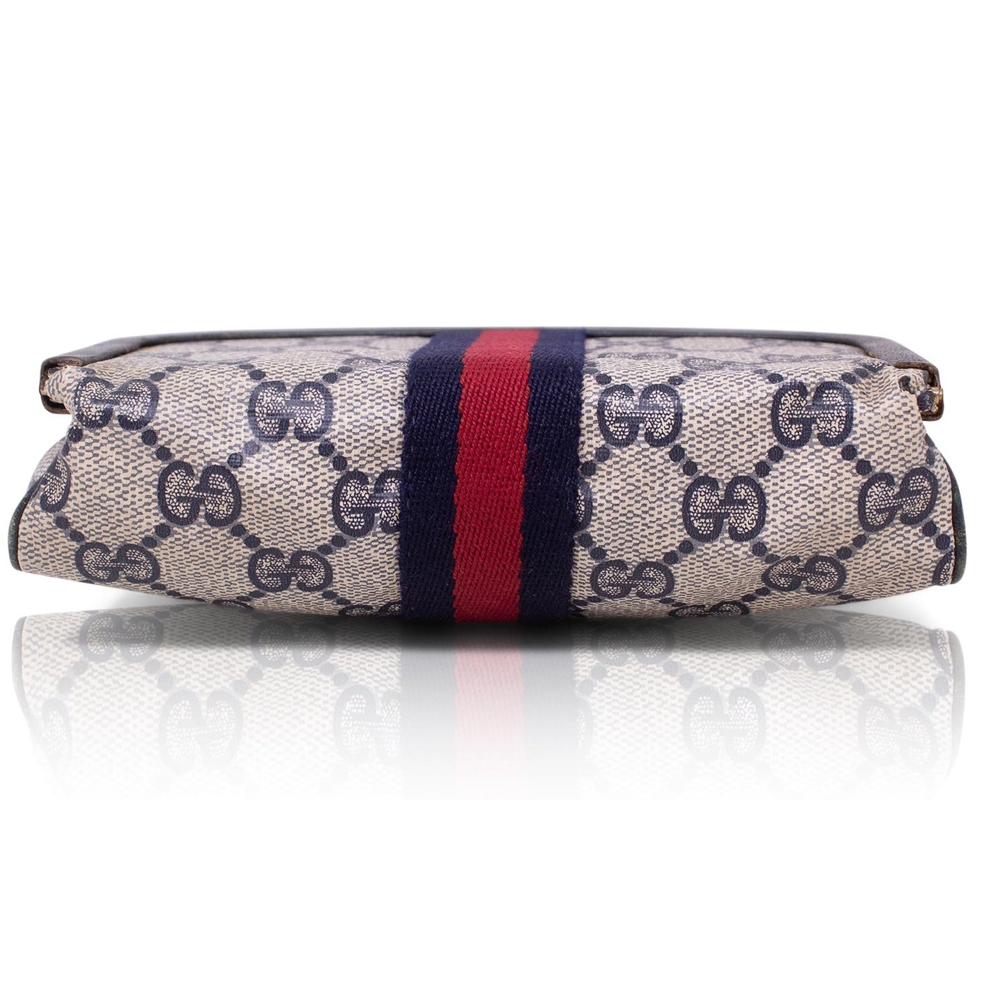 Gucci Clutch GG Blu vintage
