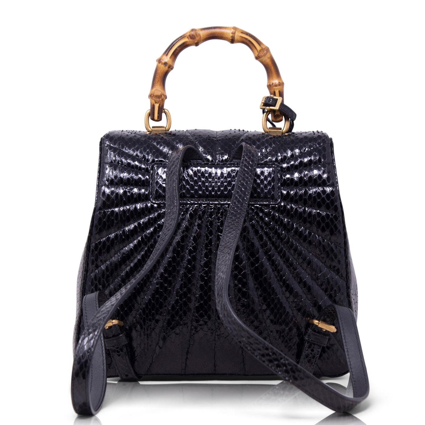 Gucci Zaino Queen Margaret Pitone Nero