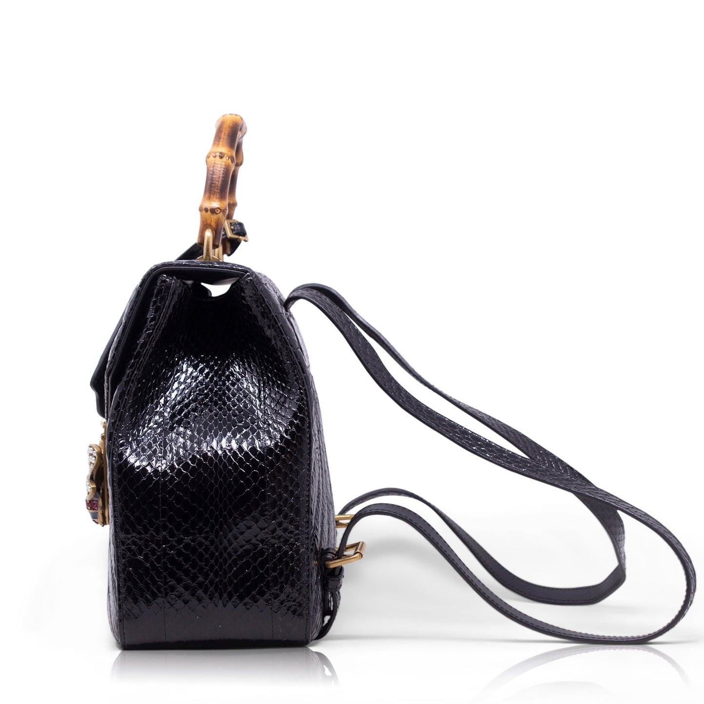 Gucci Zaino Queen Margaret Pitone Nero