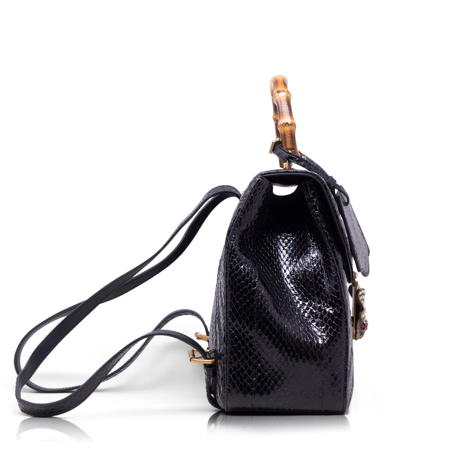 Gucci Zaino Queen Margaret Pitone Nero