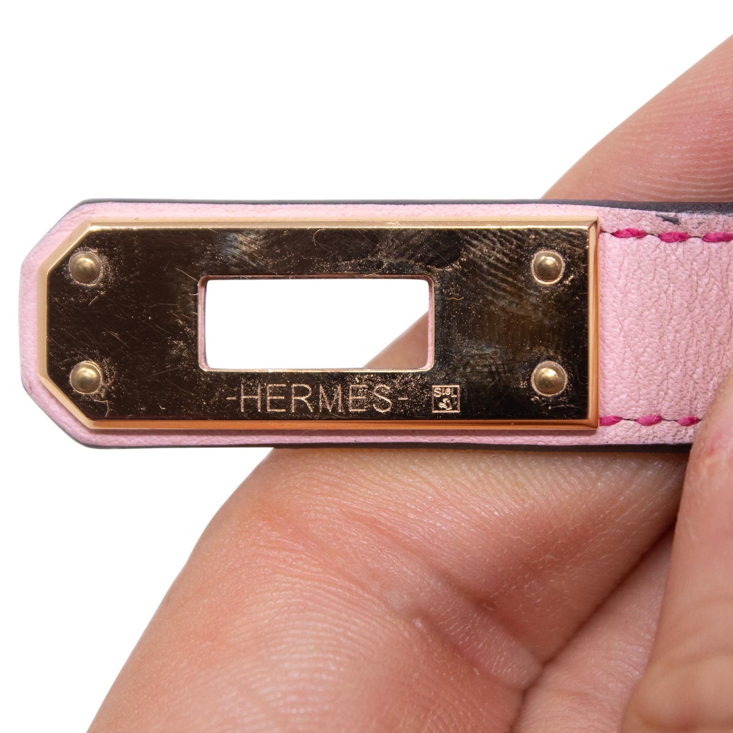 Hermès Bracciale Kelly Twist Rosa Shocking