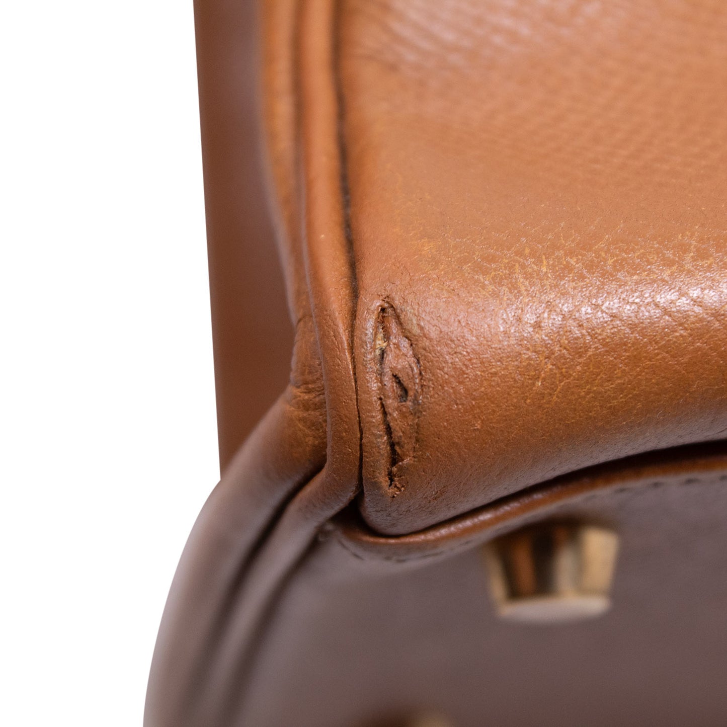 Hermès Kelly 32 Sellier Noisette