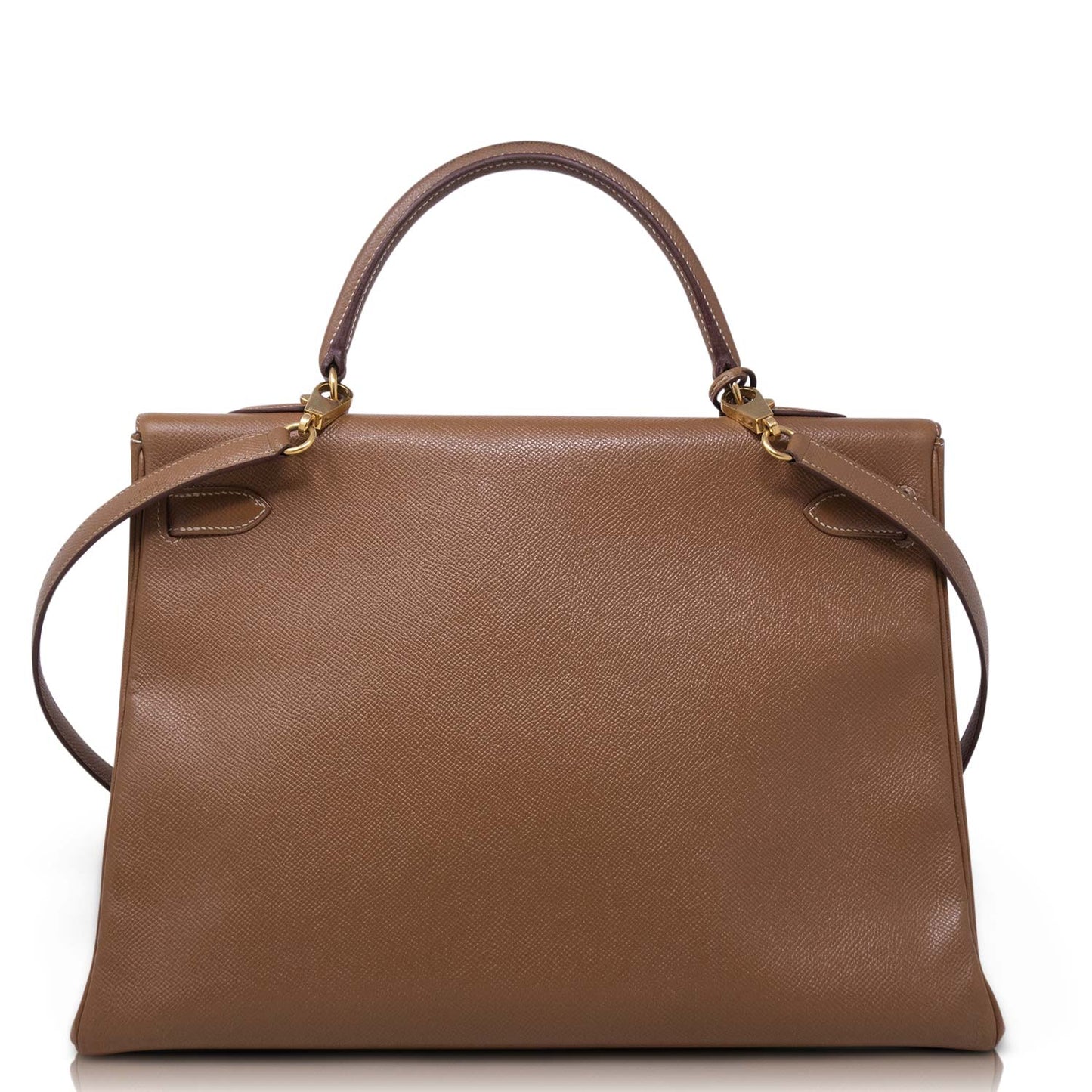 Hermès Kelly 32 Sellier Noisette