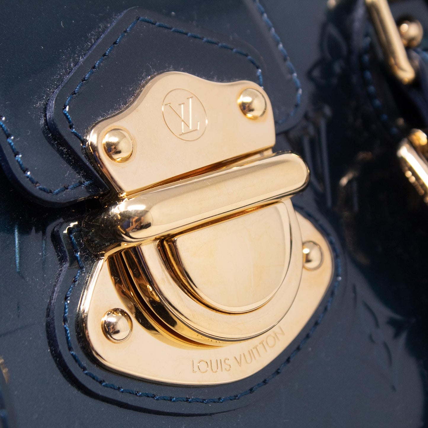 Louis Vuitton Alma PM Vernis Blue Nuit