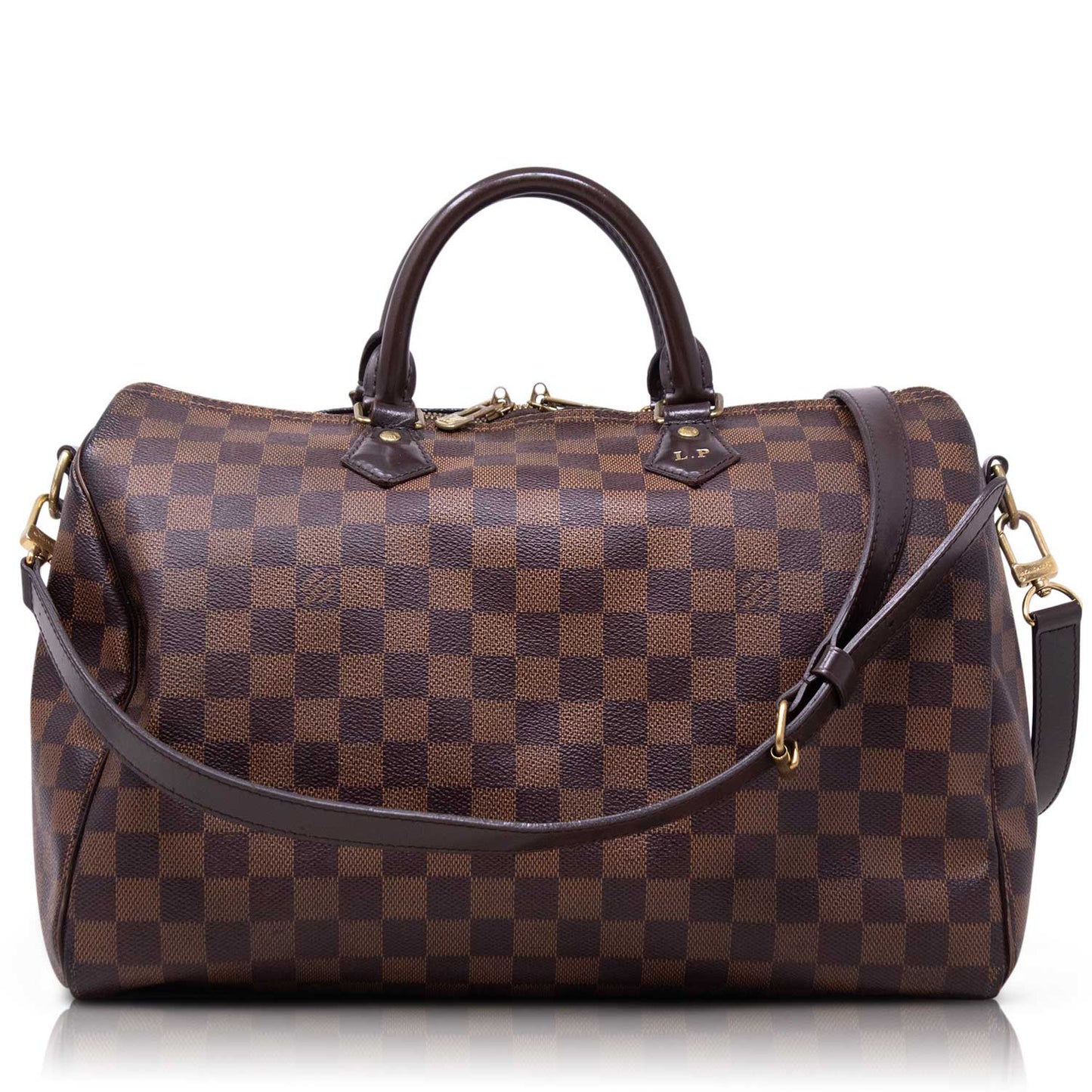 Louis Vuitton Speedy 35 Bandoliere Damier Ebene