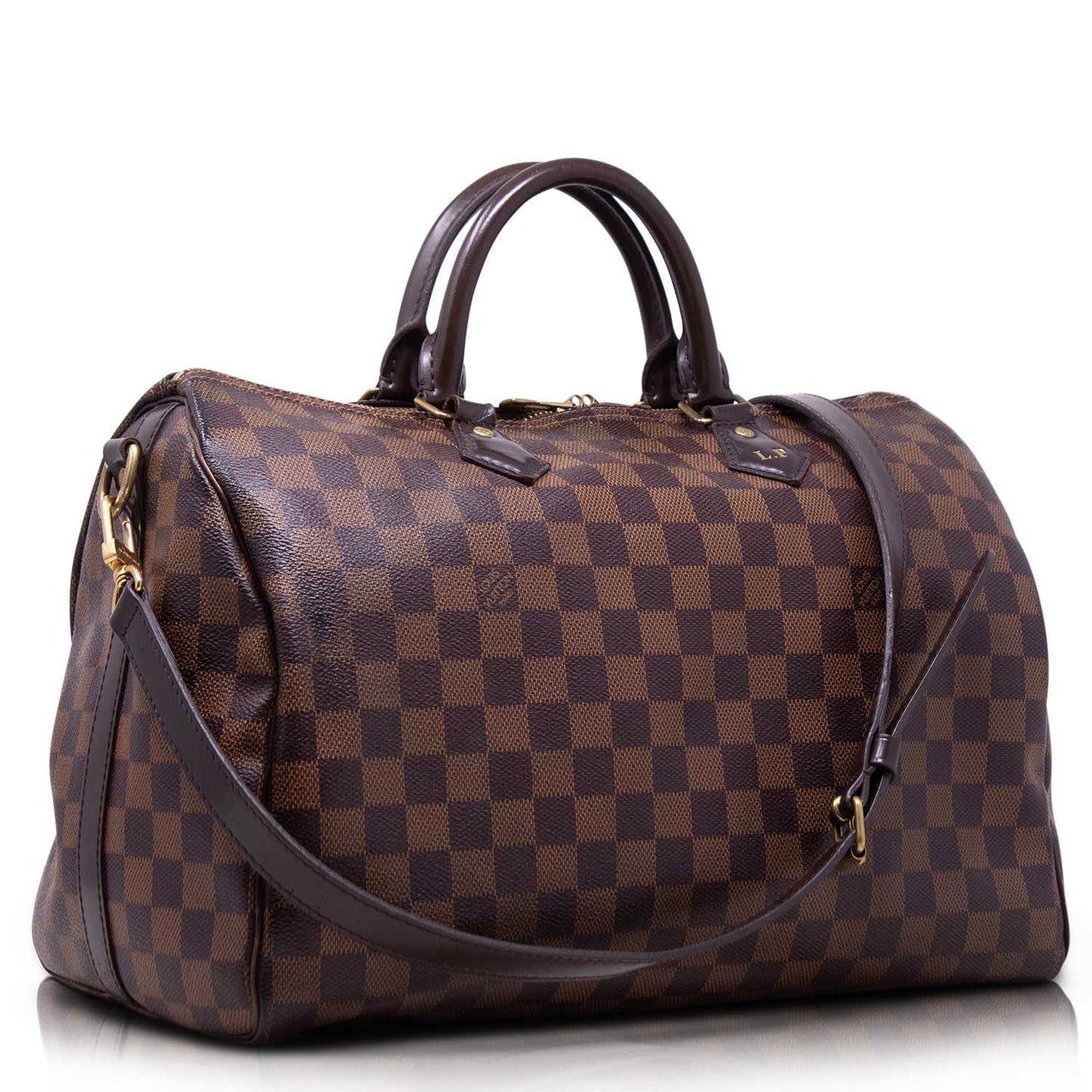 Louis Vuitton Speedy 35 Bandoliere Damier Ebene