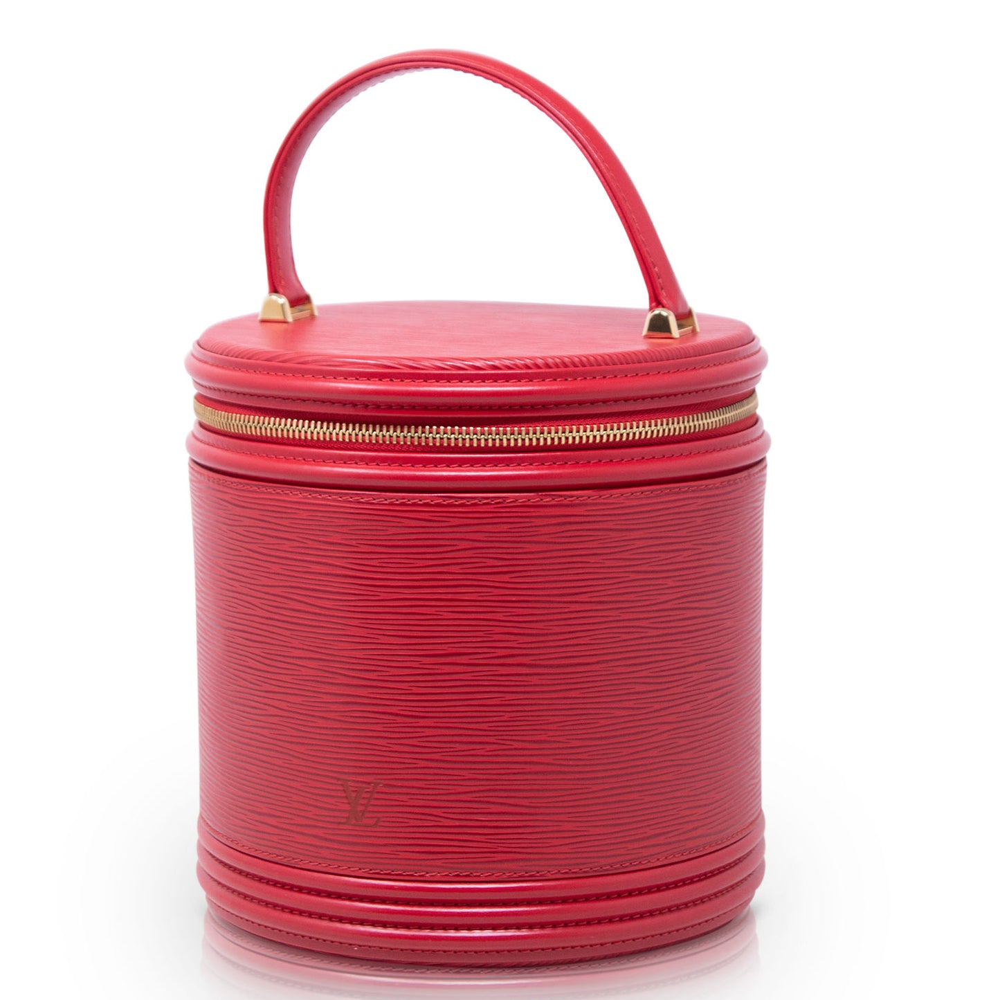 Louis Vuitton Beauty Case Cannes Epi Rosso
