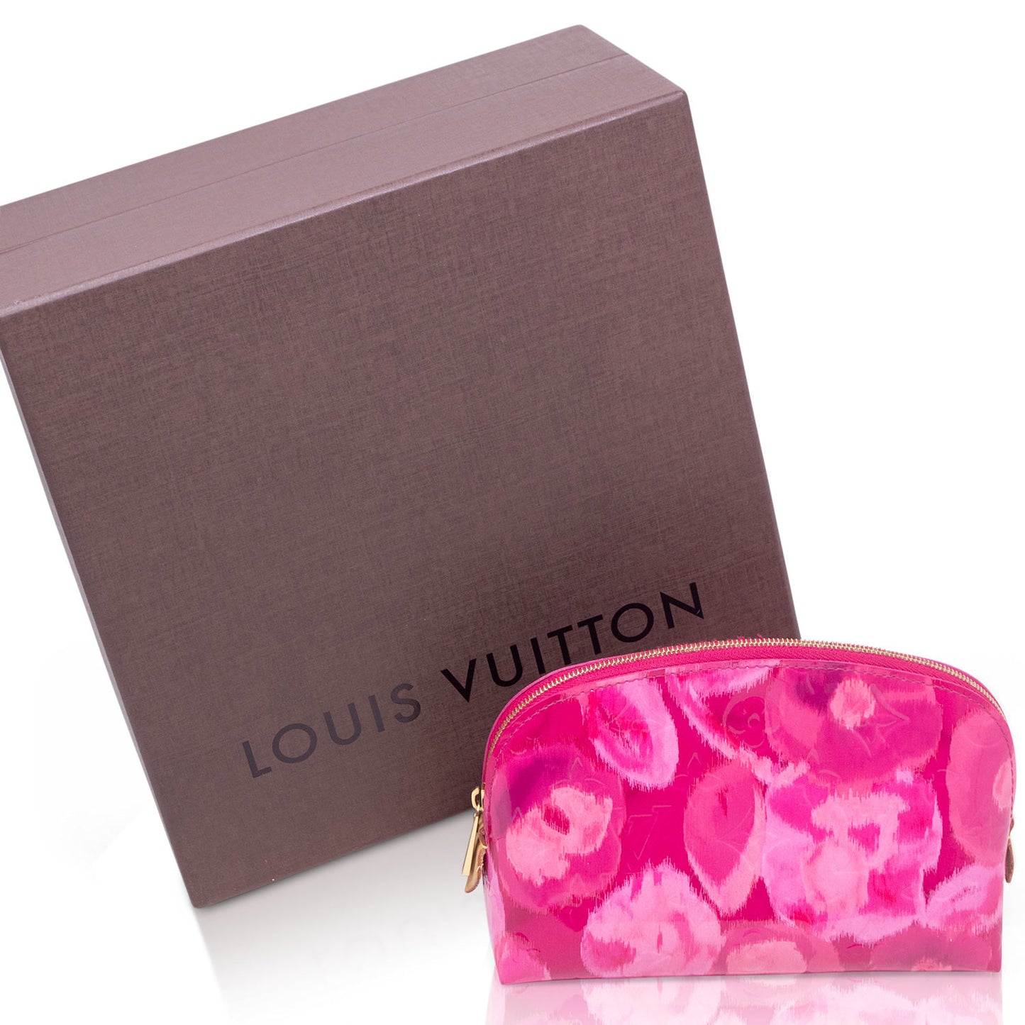 Louis Vuitton Pochette Ikat Vernis Rose Indian