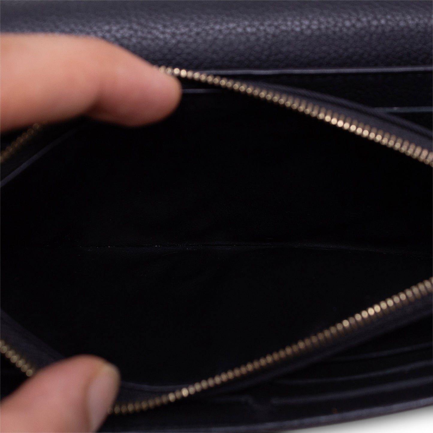 Louis Vuitton Lockme Wallet Black Leather