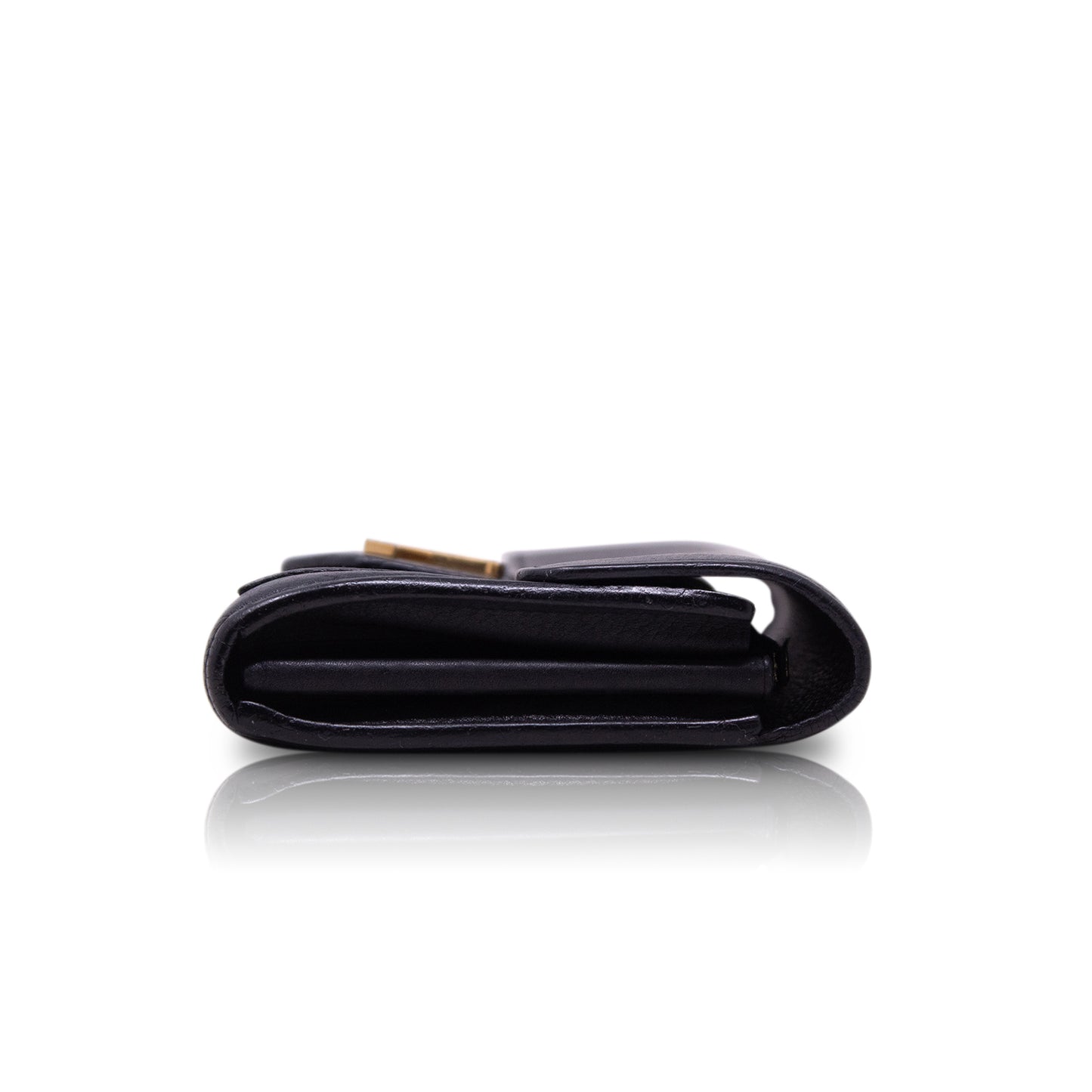 Louis Vuitton Lockme Wallet Black Leather