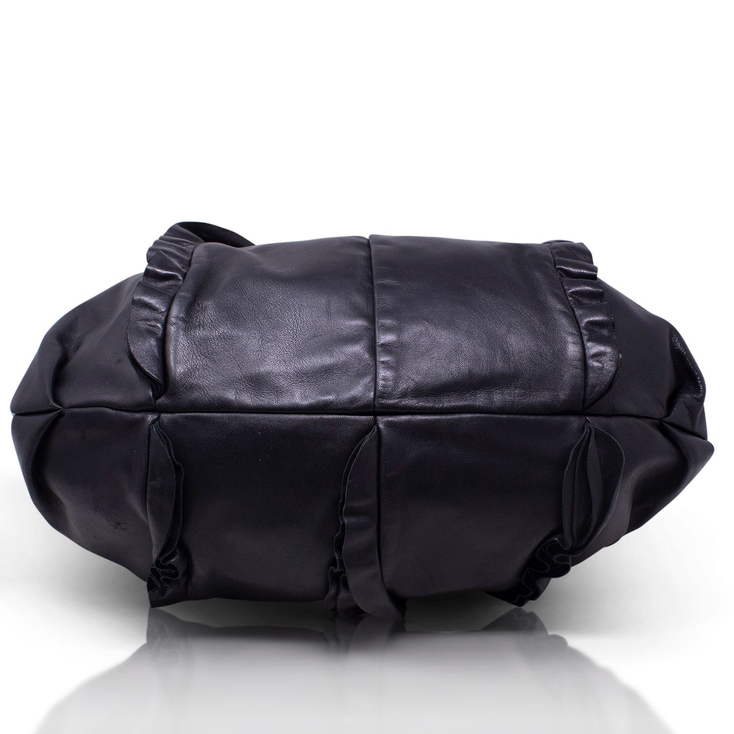 Prada Hobo à Volants Nera