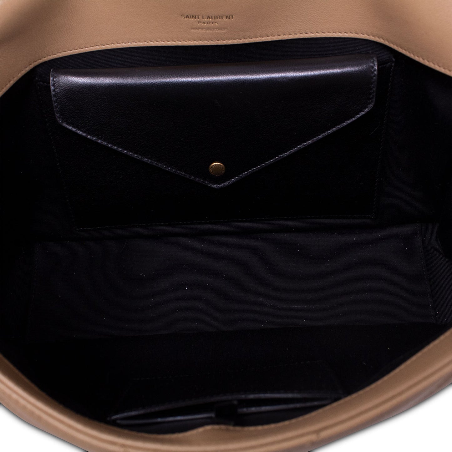 Ysl Loulou Medium Black Leather