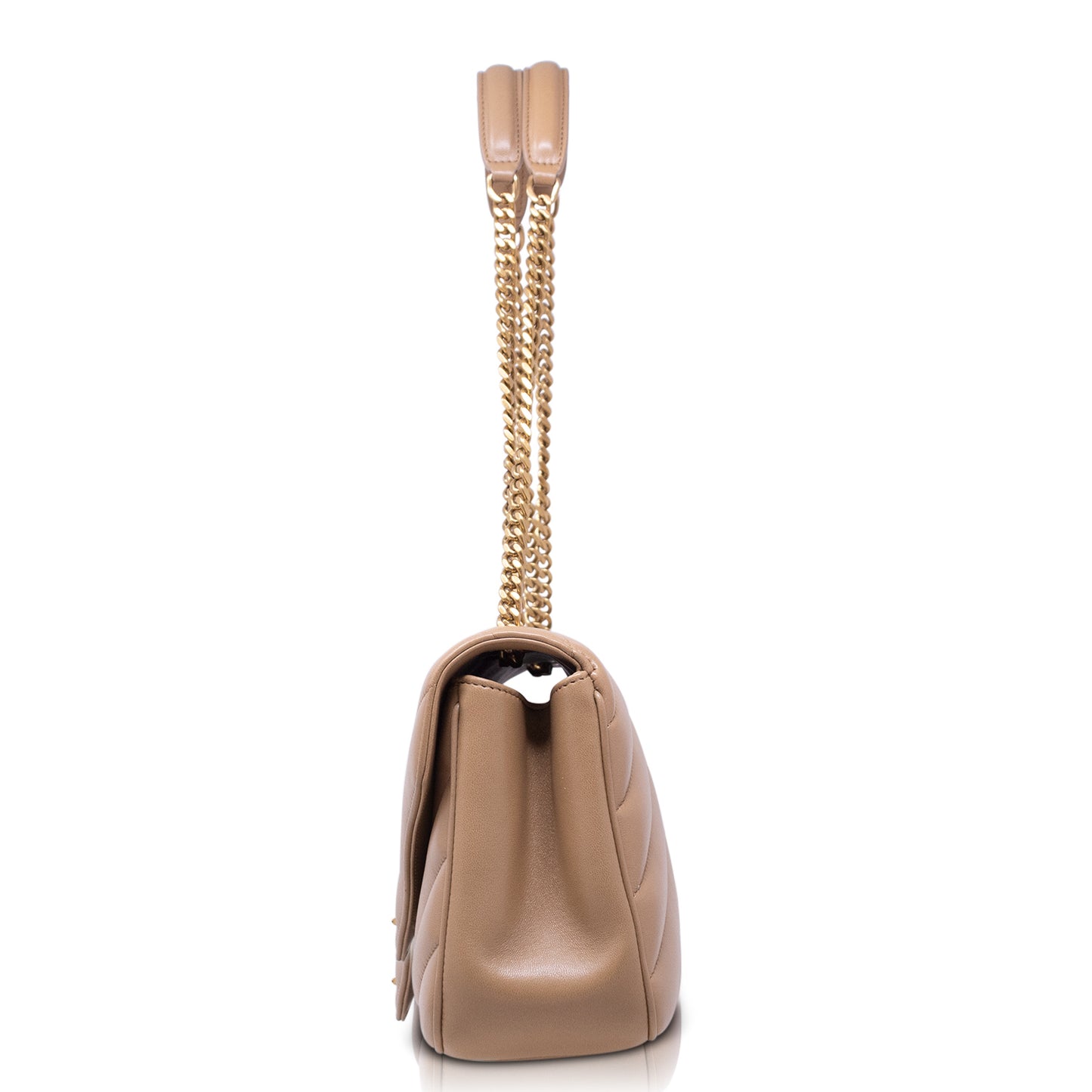 Ysl Loulou Medium Black Leather