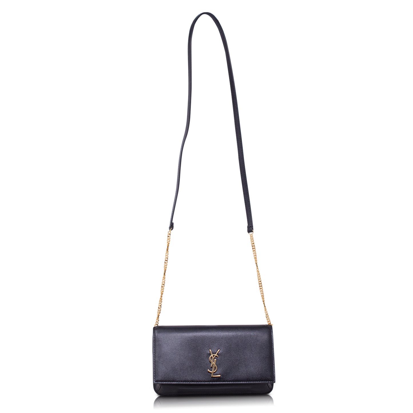 Ysl Loulou Medium Black Leather