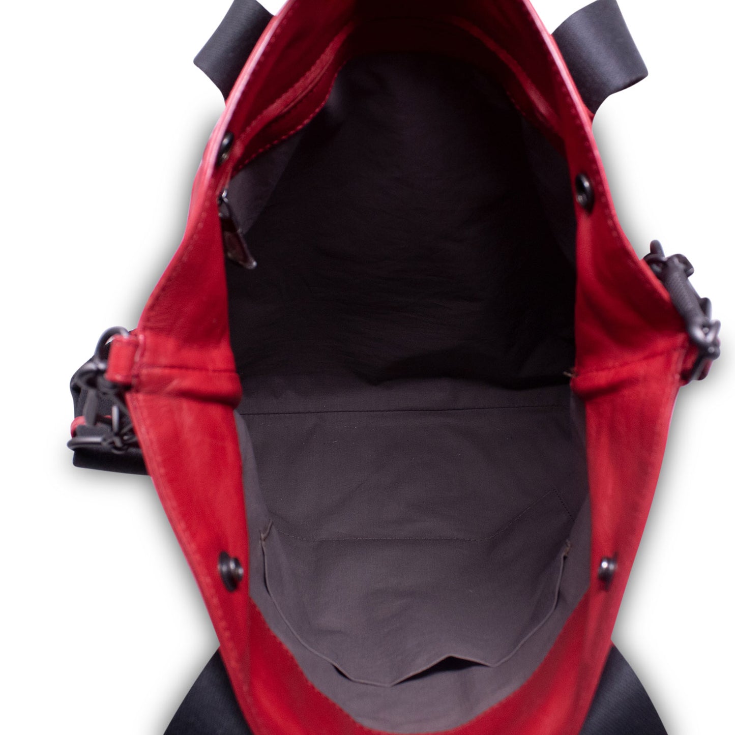 Bottega Veneta Tote Trimmed Intrecciato Red