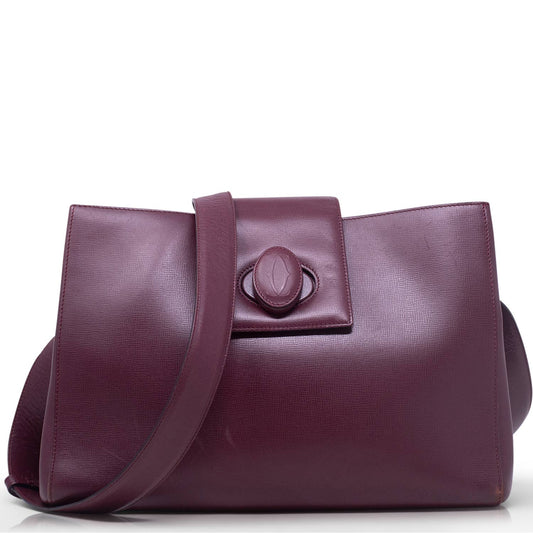 Cartier Shoulder Bag Bordeaux