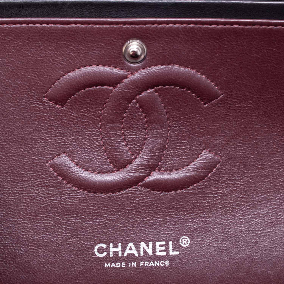 Chanel Classica Media Nera Hw Silver