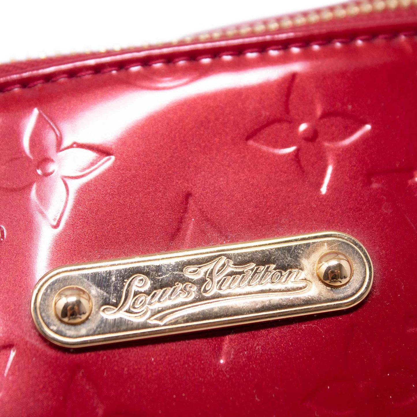 Louis Vuitton Bellevue Pm Vernice Rossa