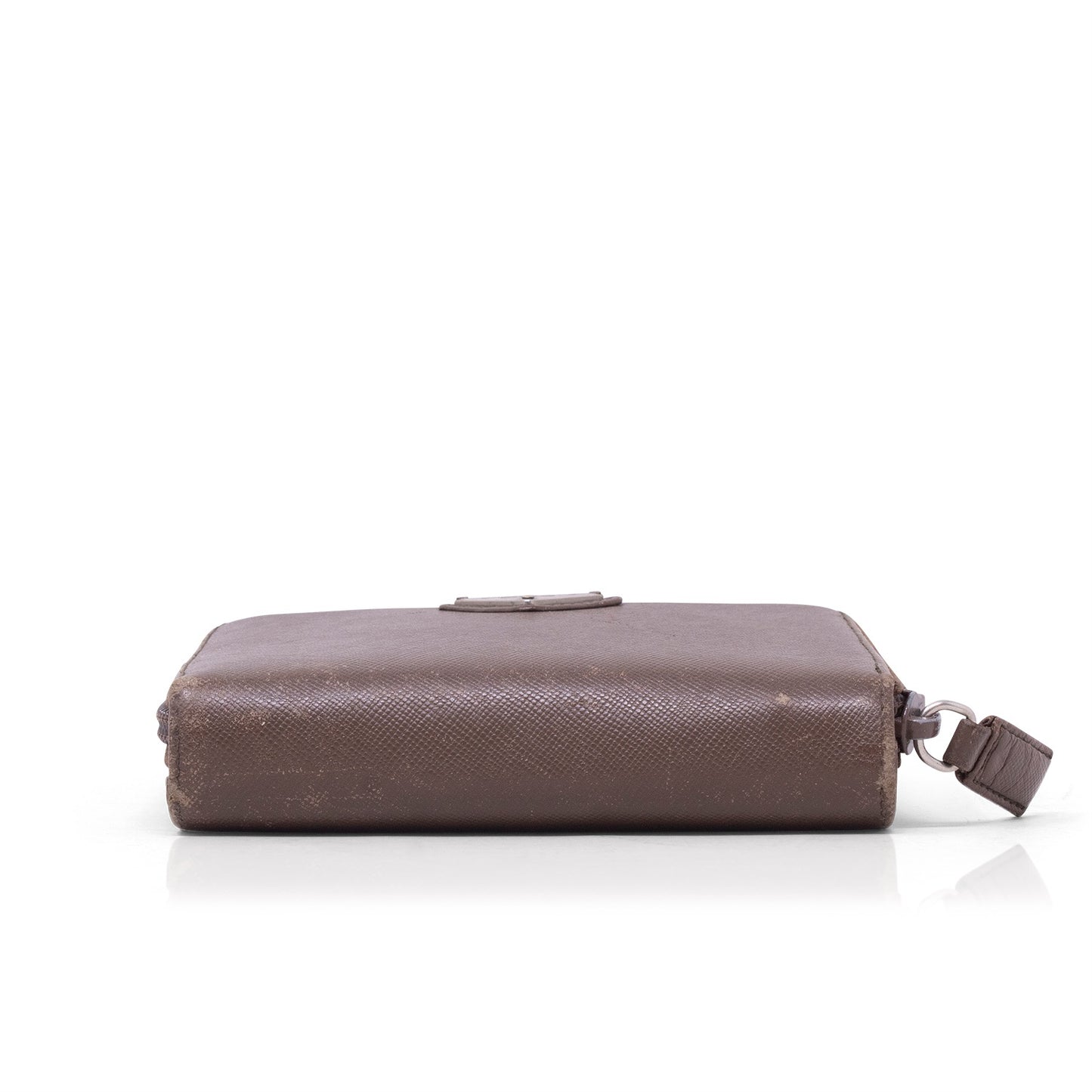 Prada Vintage Brown Compact Wallet