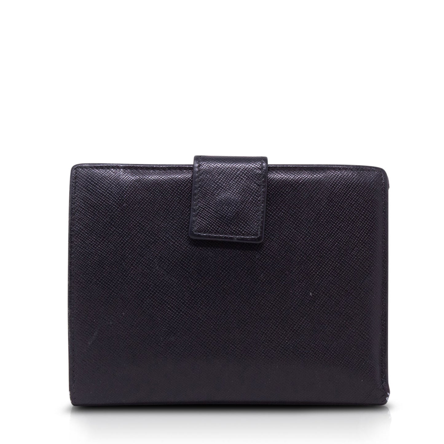 Prada Portafoglio Compatto Nero Vintage