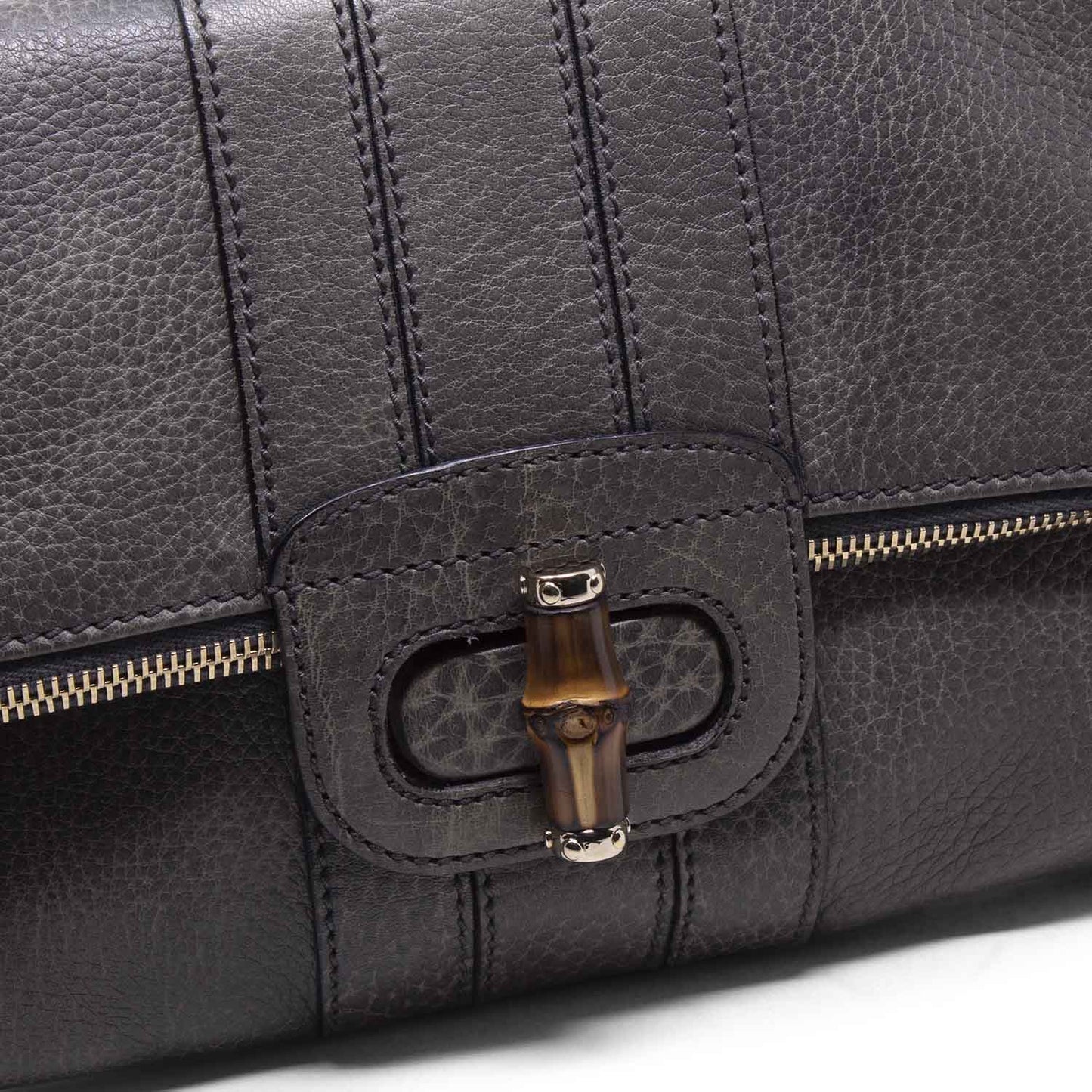 Gucci Clutch Lucy Bamboo Grigia