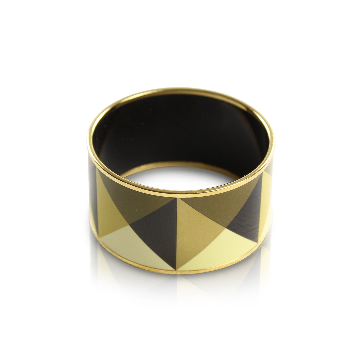 Hermès Enamel Geometric Bracelet