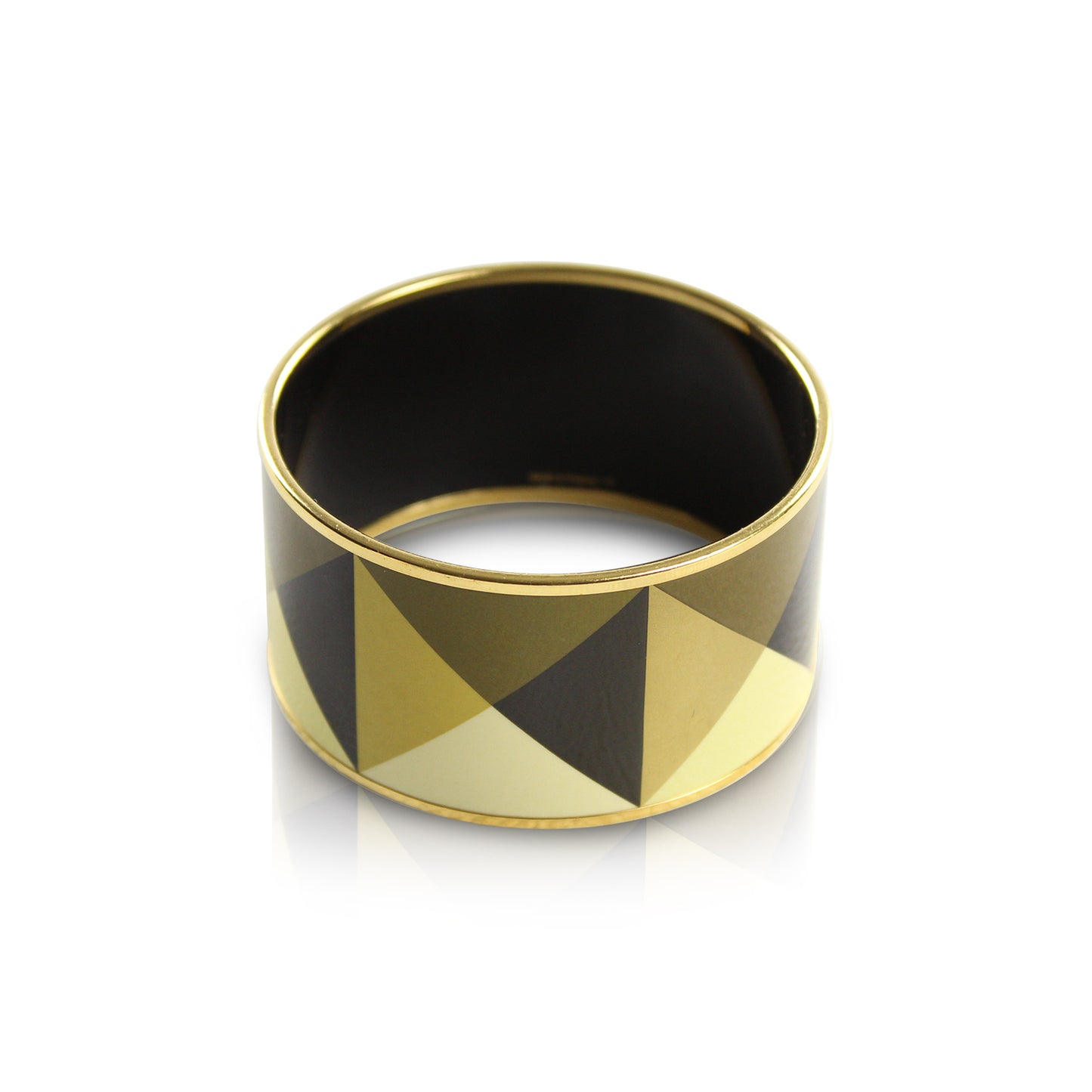 Hermès Enamel Geometric Bracelet