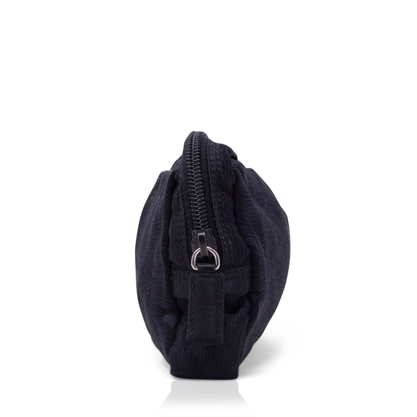 Prada Trousse or Black Vela Case