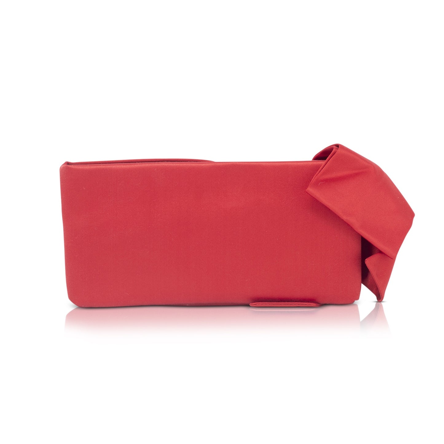 Valentino pochette satin bow Rossa