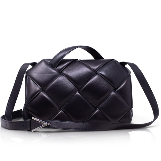 Bottega Veneta Nappa Maxi Intrecciato Padded Nera